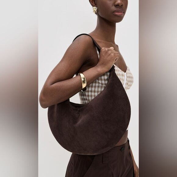 Reformation Handbags - Reformation Chocolate Brown Hobo Bag